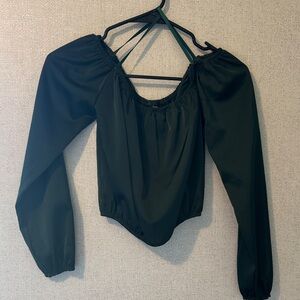Windsor Black Long Sleeve Blouse